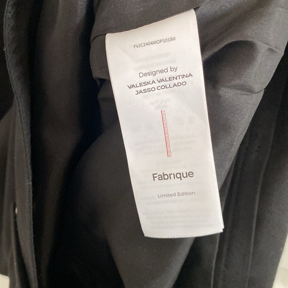 Valeska Valentina Jasso Collado w/ Fabrique Caspian Buckle Dress Wool Silk Blend - Picture 13 of 16